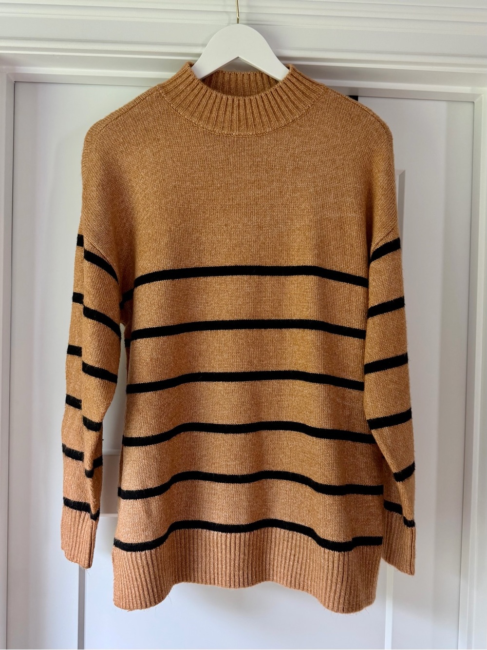 Crown & Ivy Striped Tunic Sweater NWT